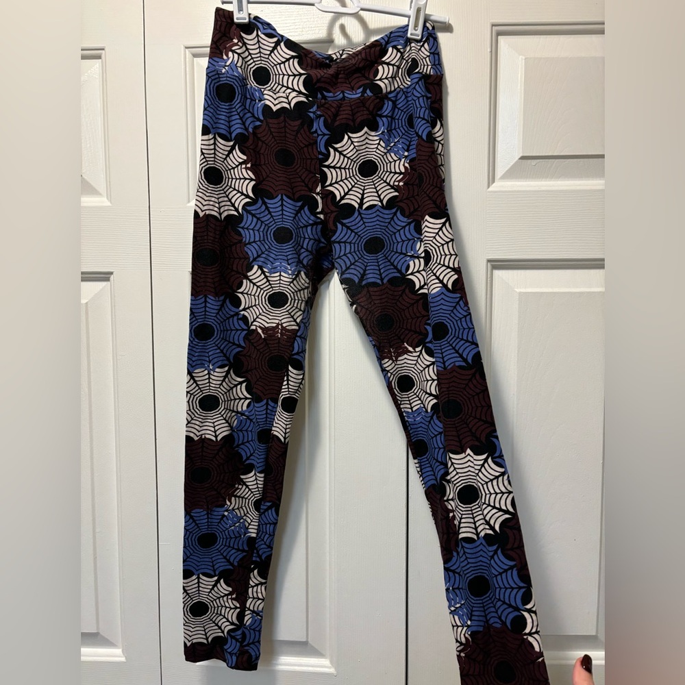 LuLaRoe leggings Halloween webs